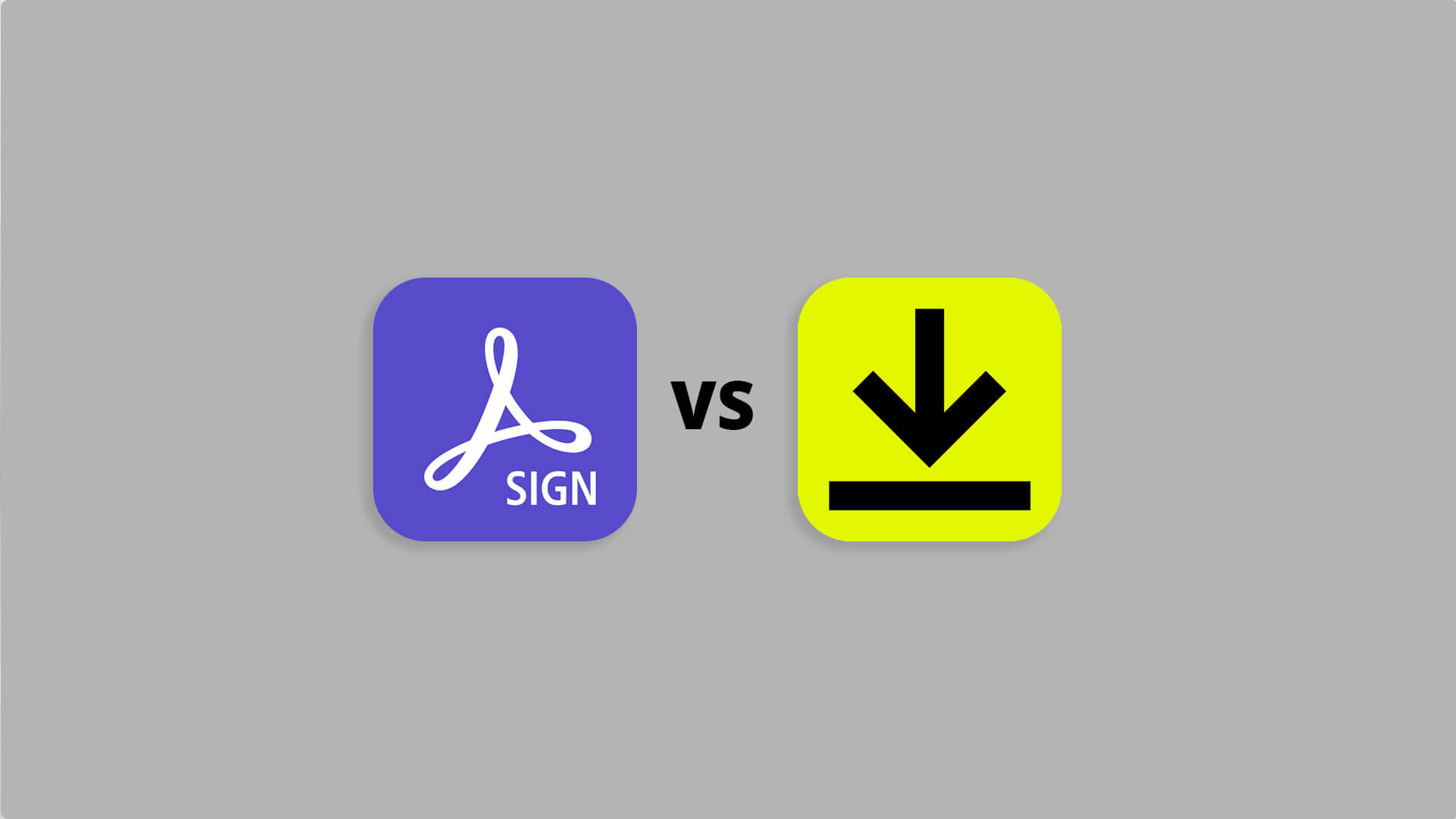 Adobe Sign vs DocuSign Comparison