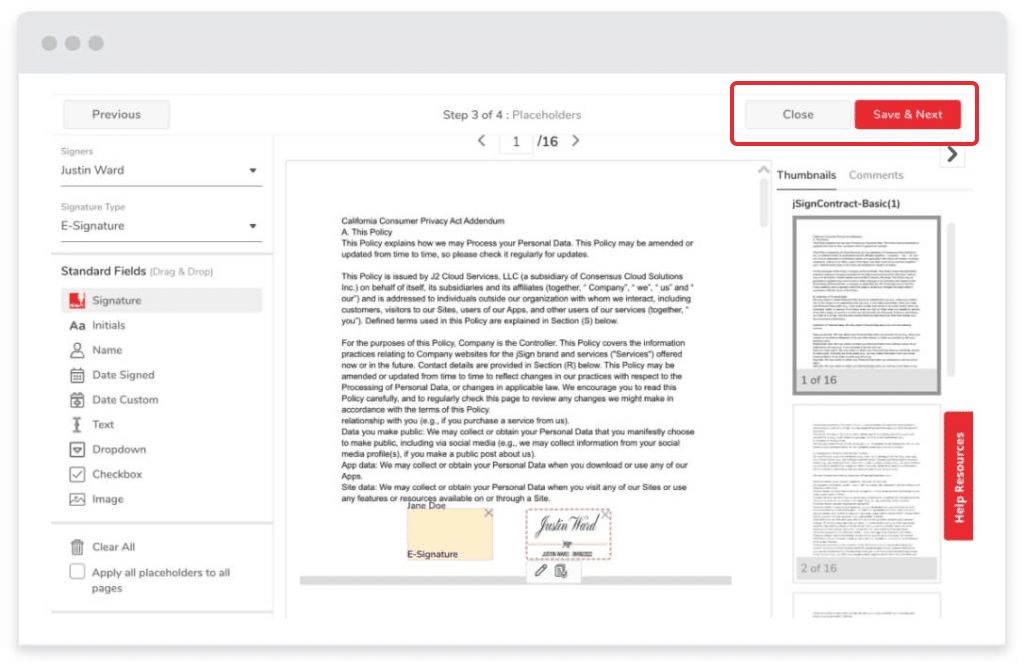 jSign add signatures